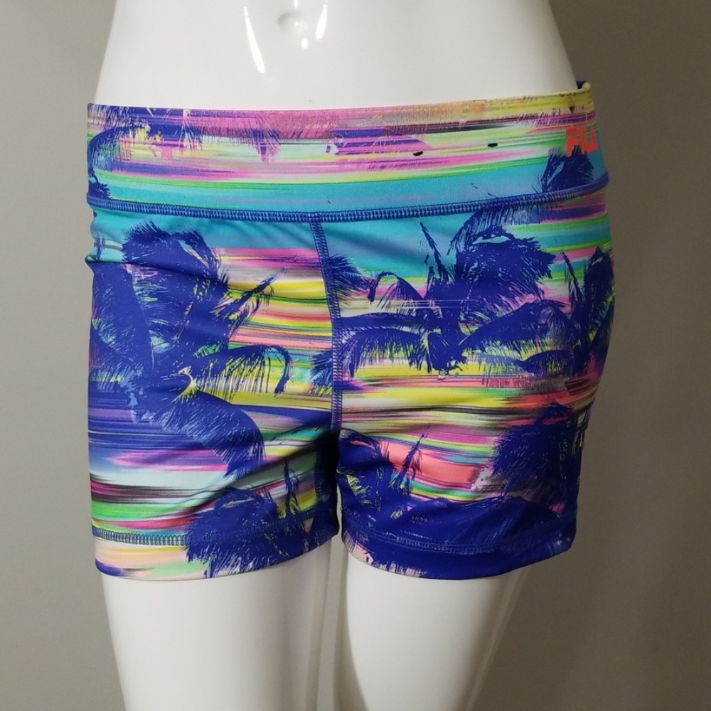 *FILA* NWOT Multi colored running shorts